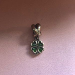 Pandora Dangle Charm- shamrock